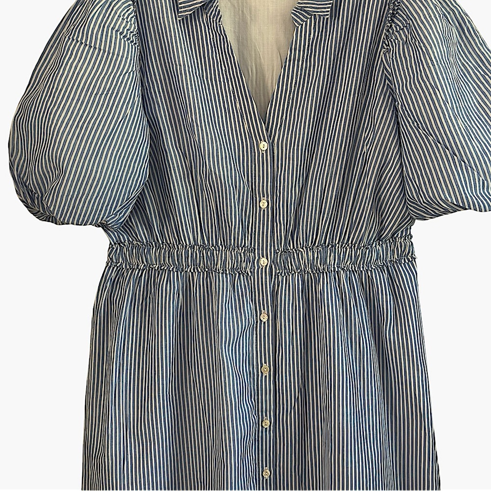 LILLY PULITZER Tassie Midi Dress Blue Style 013136 SZ 16 - Picture 3 of 15